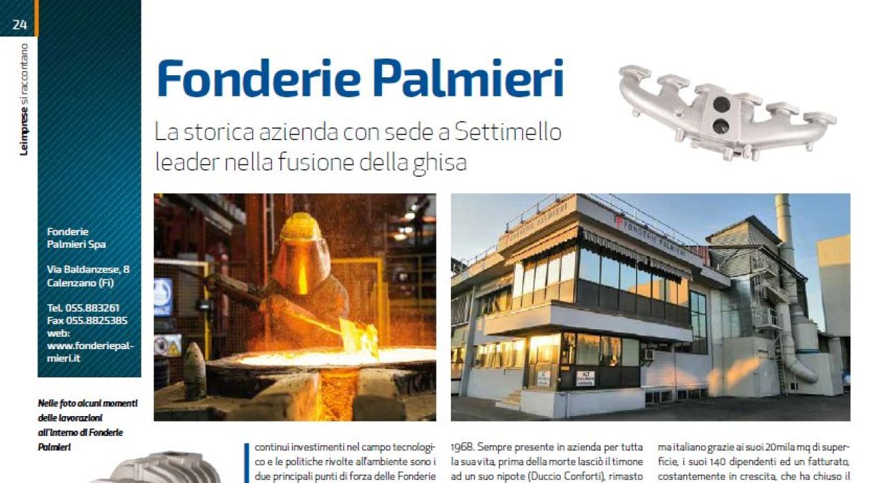 Articolo su Fonderie Palmieri