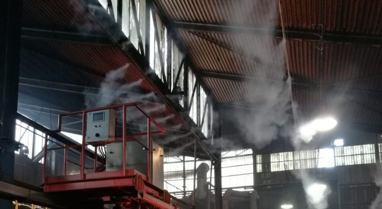 Trockennebelanlage