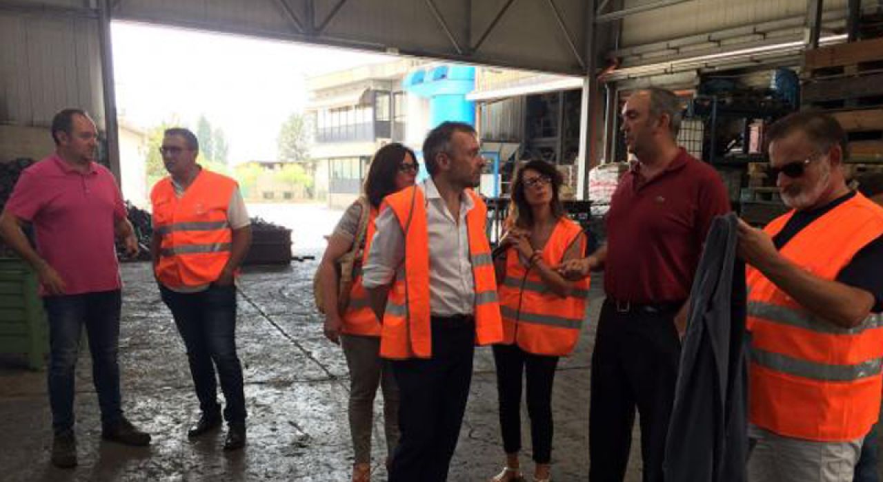 News giunta comunale visita azienda